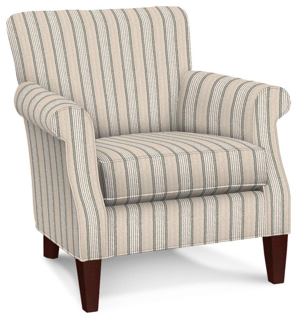 Hickorycraft 072210 Casual Accent Chair Johnny Janosik Upholstered